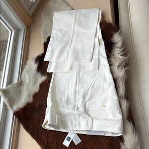 GAP Classic White Dress Flared Trousers Crisp Ivory 6R